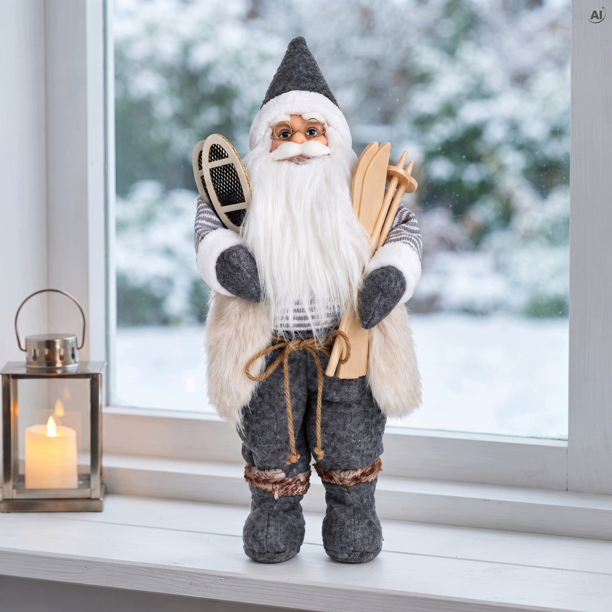 Święty Mikołaj Skandynawski Figurka Stojąca 30 cm