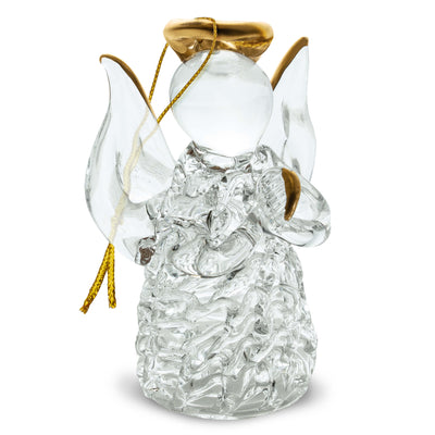 Zestaw zawieszek choinkowych aniołki szklane ozdoby świąteczne