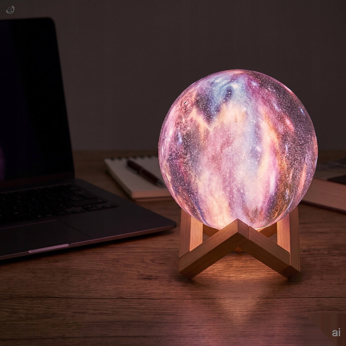 Lampka nocna księżyc LED  15 cm