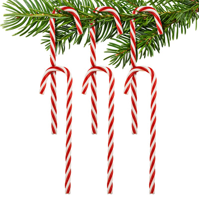 Laski świąteczne biało-czerwone – zestaw 6 szt.