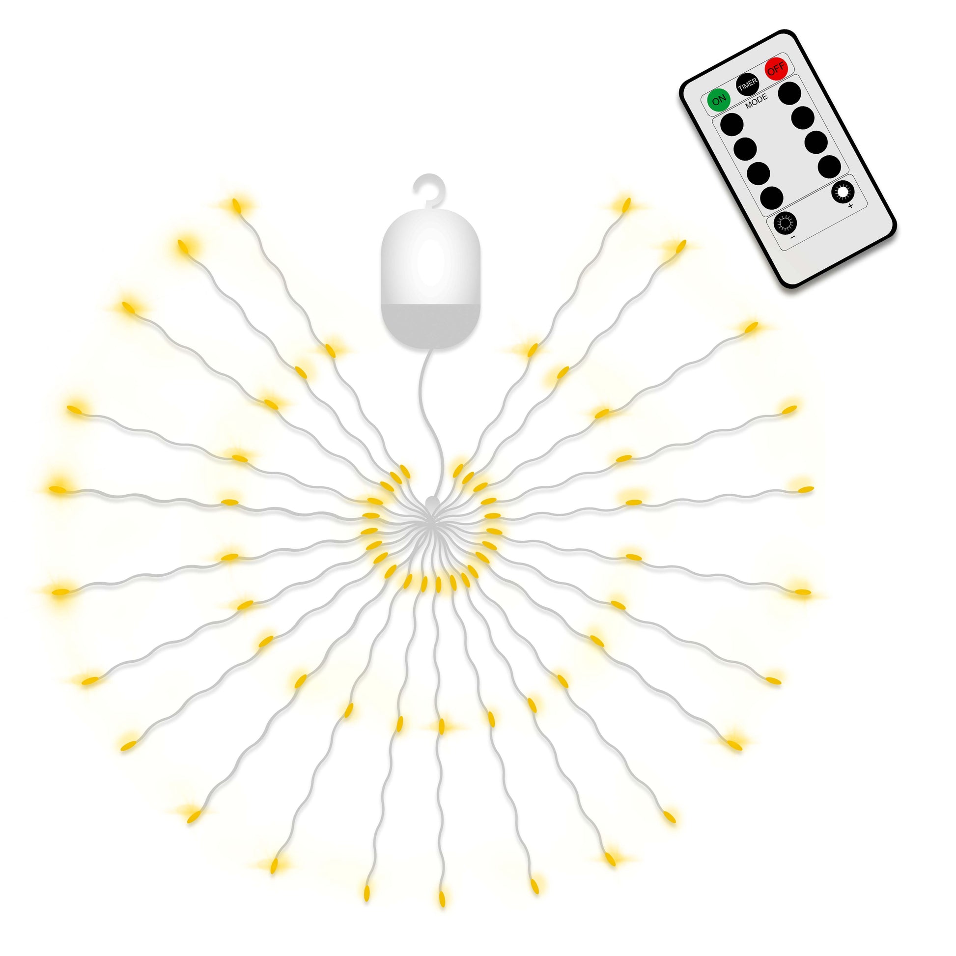 Lampka LED spadające gwiazdy