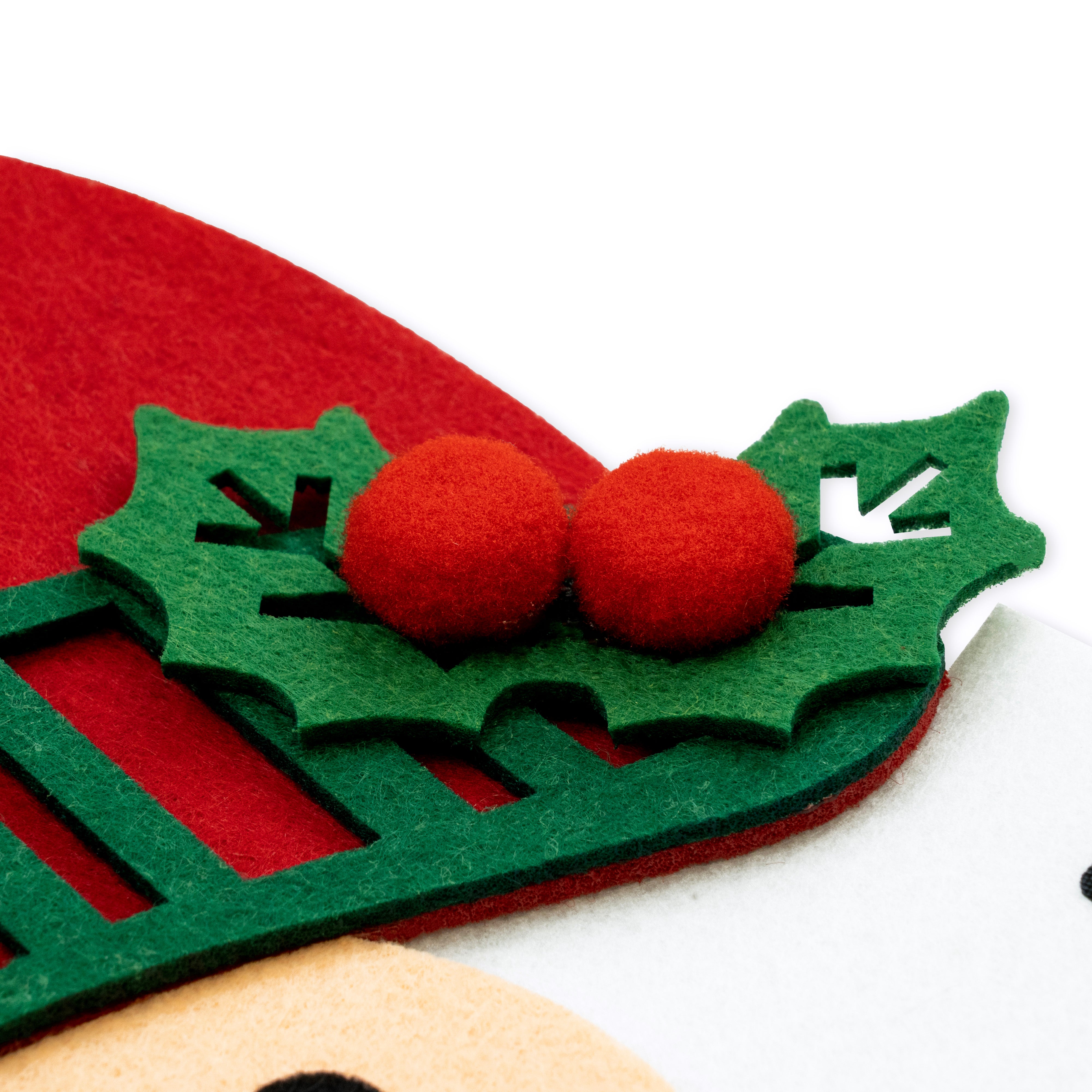 Kalendarz adwentowy uroczy zegar świąteczny z Mikołajem