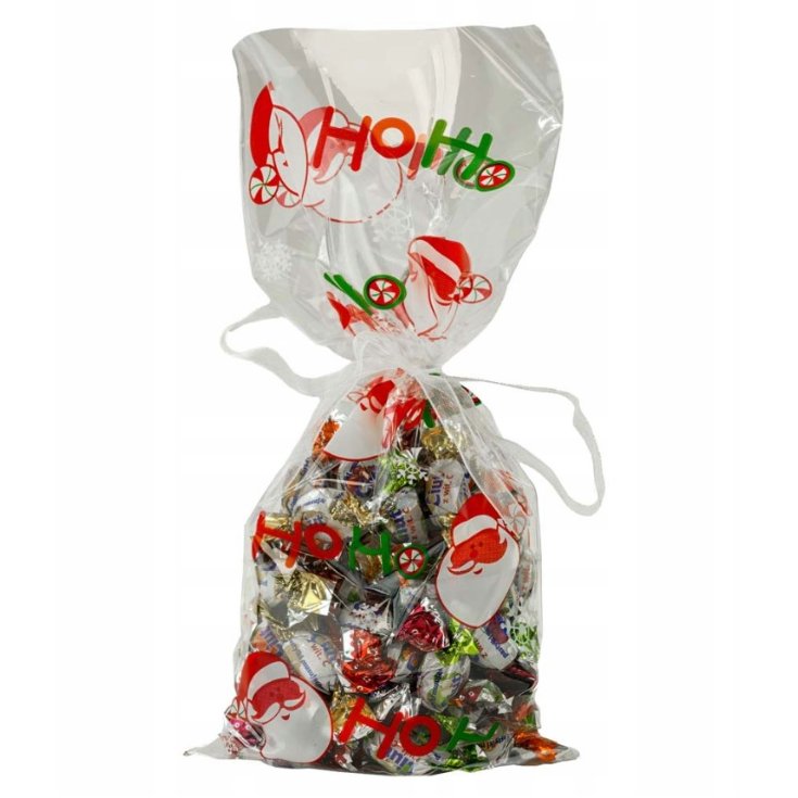 Woreczki celofanowe świąteczne 125×175mm Białe 10szt.