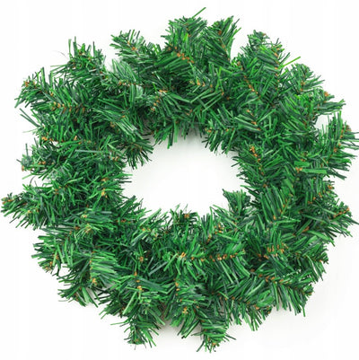Wieniec świąteczny na drzwi 30 cm zielony dekoracyjny stroik