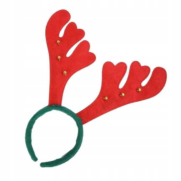 12x Opaska Świąteczna Renifera z Rogami i Dzwoneczkami