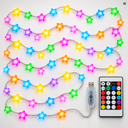 Lampki Gwiazdki LED 10 m 67 LED