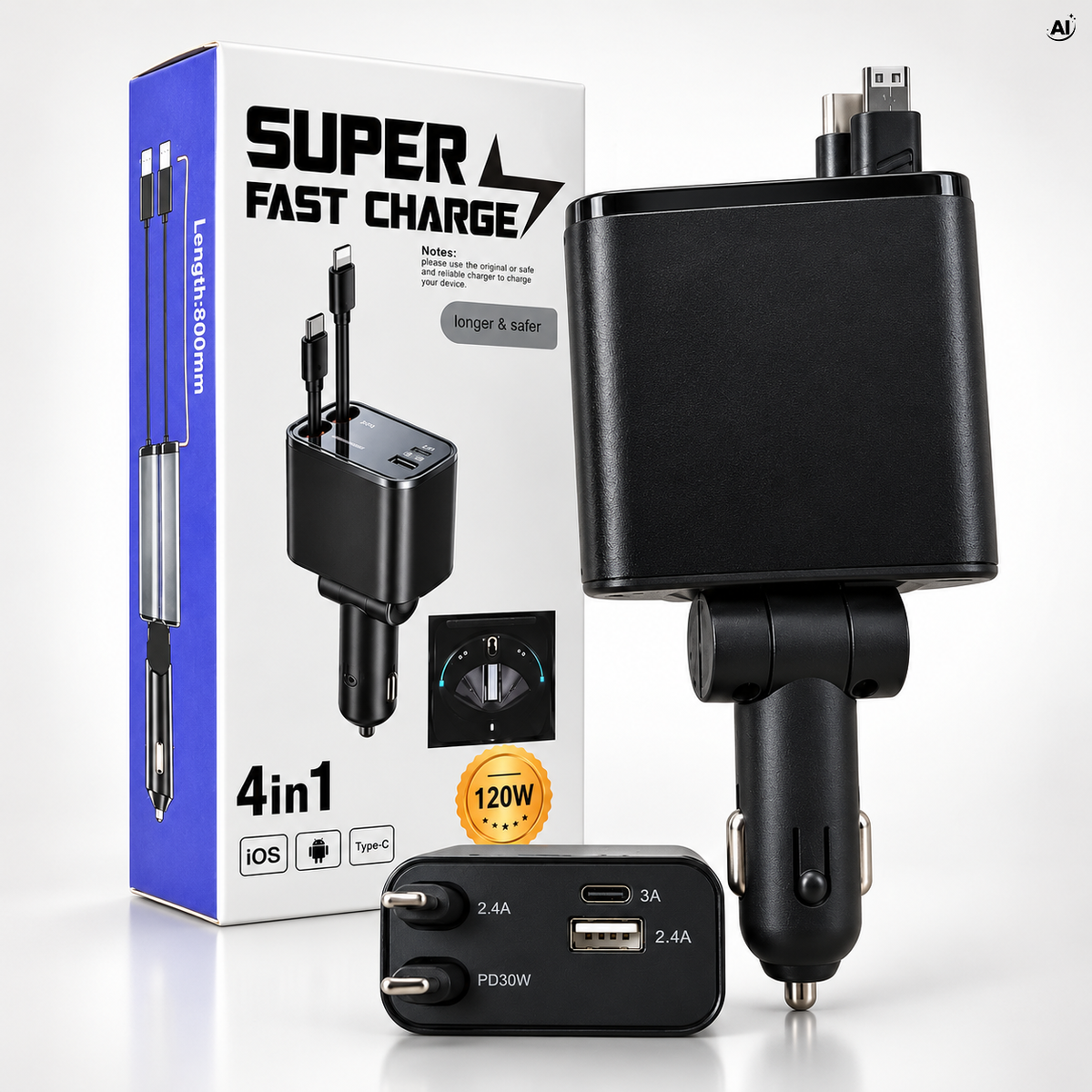 Ładowarka Samochodowa 120 W