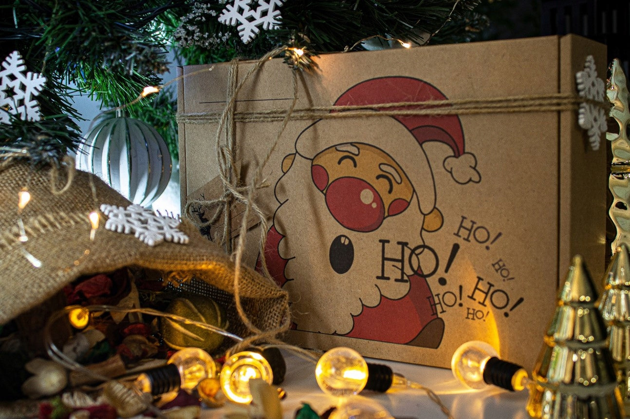 Pudełko prezent Merry Christmas zestaw 3szt.