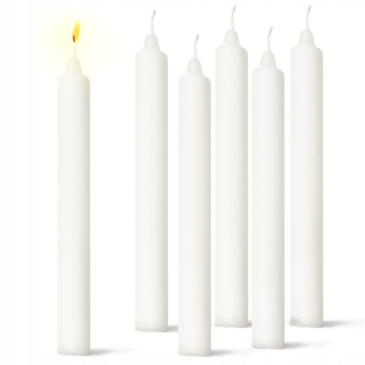 Świeczka BIAŁA 6 szt.