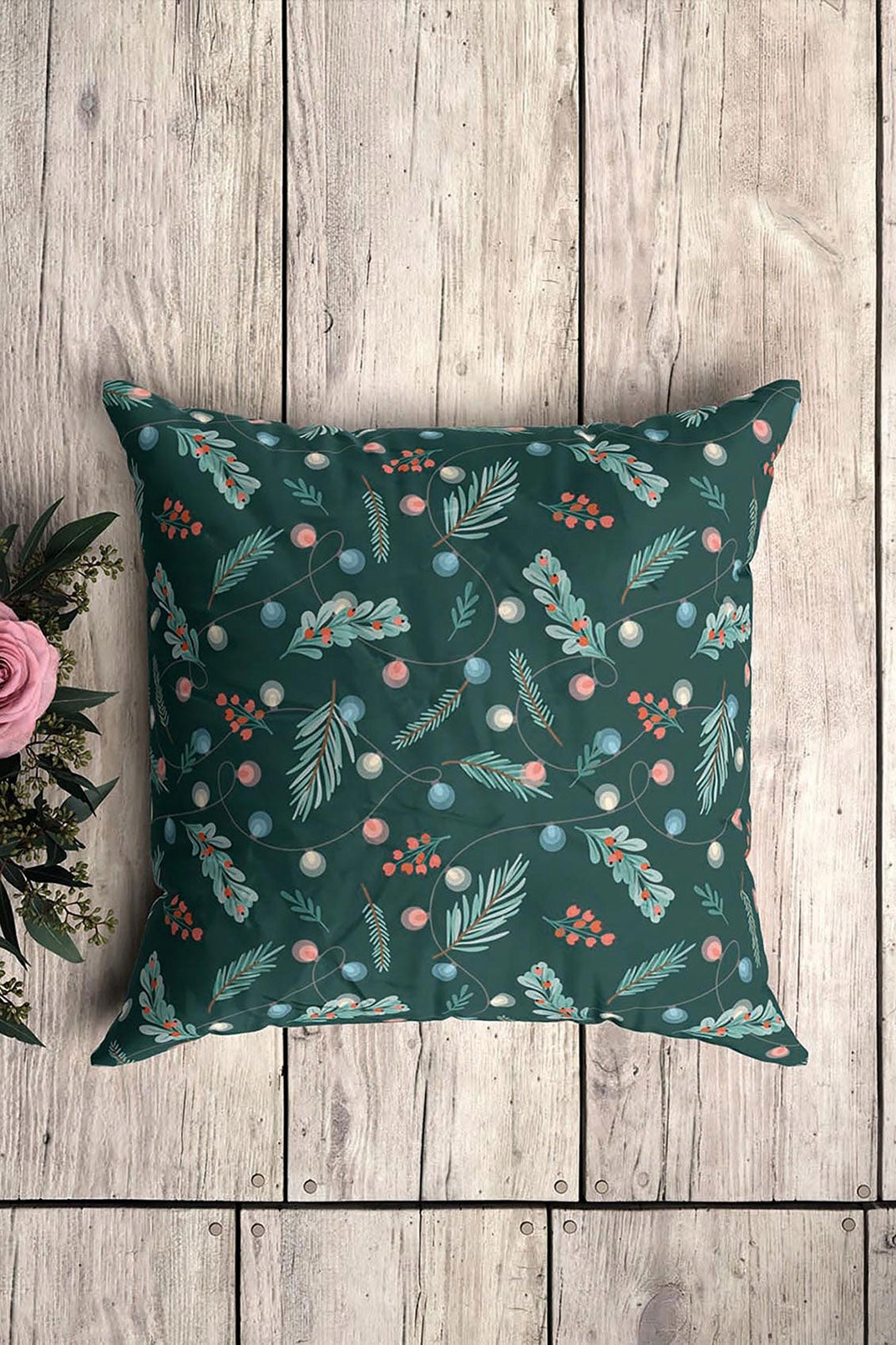 Poduszka świąteczna dekoracyjna 400×400mm z poszewką
