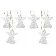 Świąteczne zawieszki aniołki z drewna