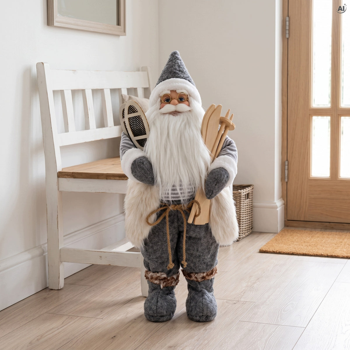 Święty Mikołaj Skandynawski Figurka Stojąca  45 cm