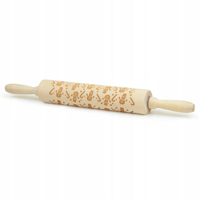 Wałek świąteczny z wzorem do ciastek i ciast