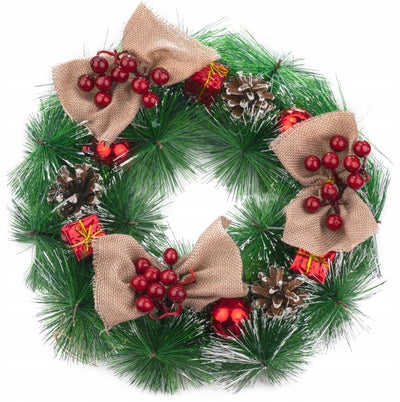 Wieniec stroik świąteczny na drzwi 30cm