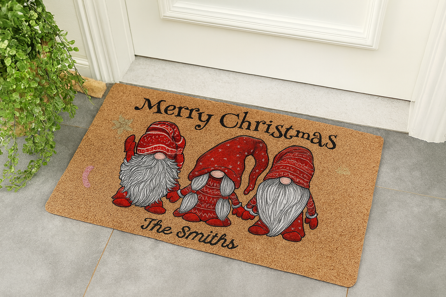 Świąteczna wycieraczka do butów Merry Christmas dekoracja wejścia