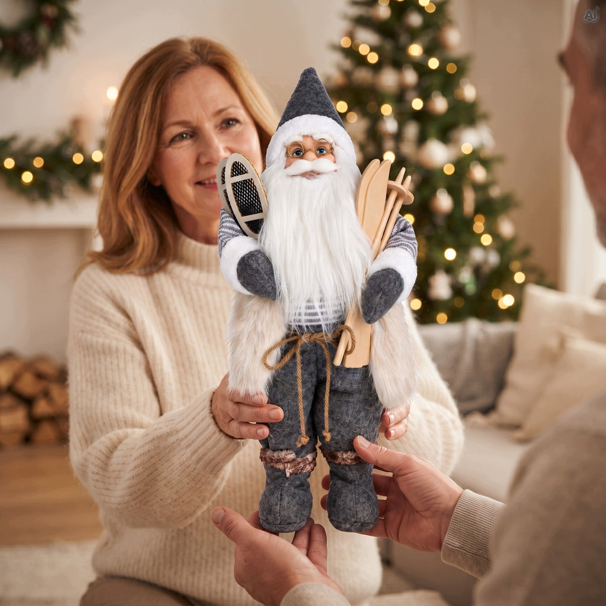Święty Mikołaj Skandynawski Figurka Stojąca  45 cm