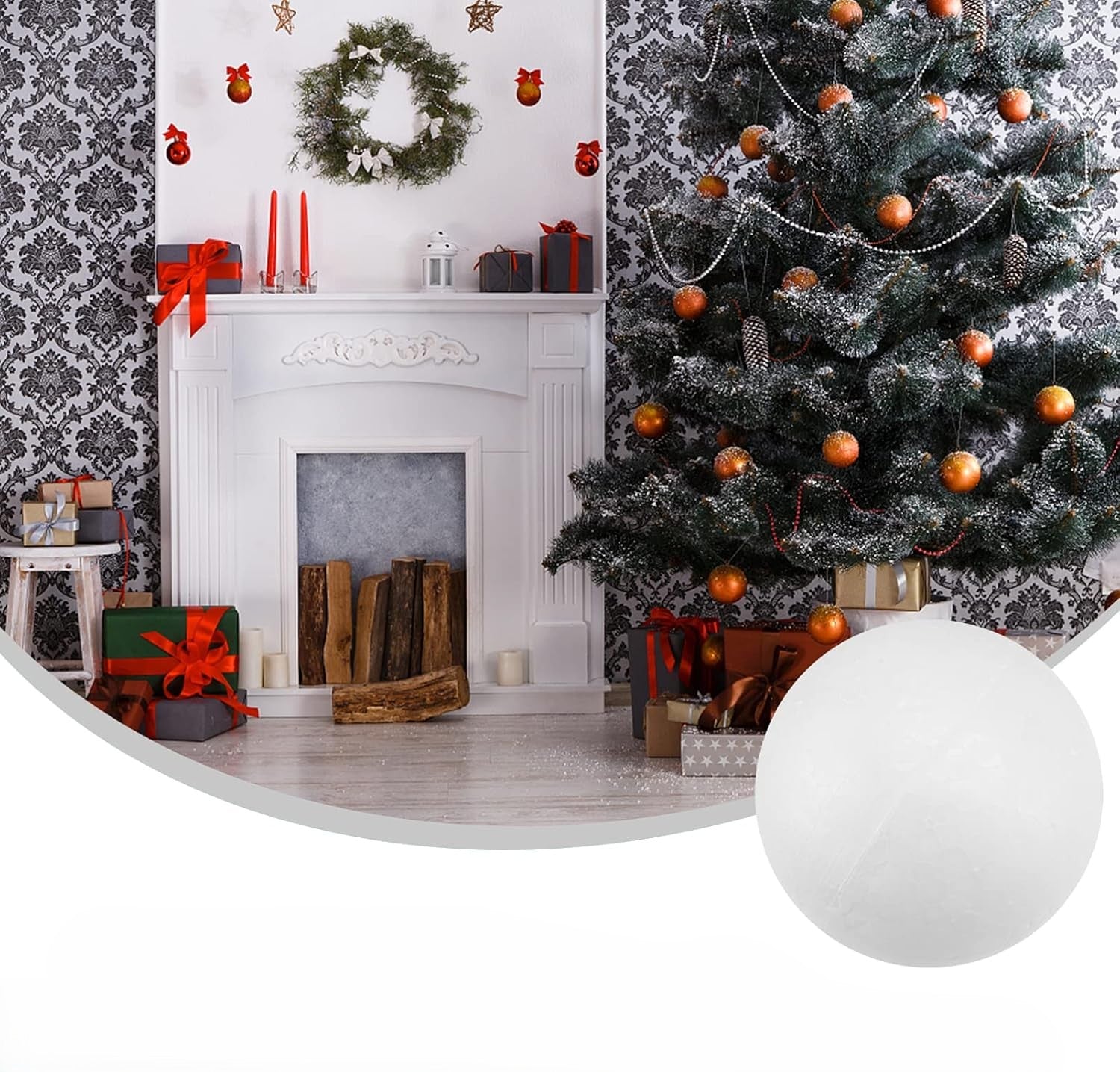 Bombki Styropianowe Zestaw Do Dekoracji