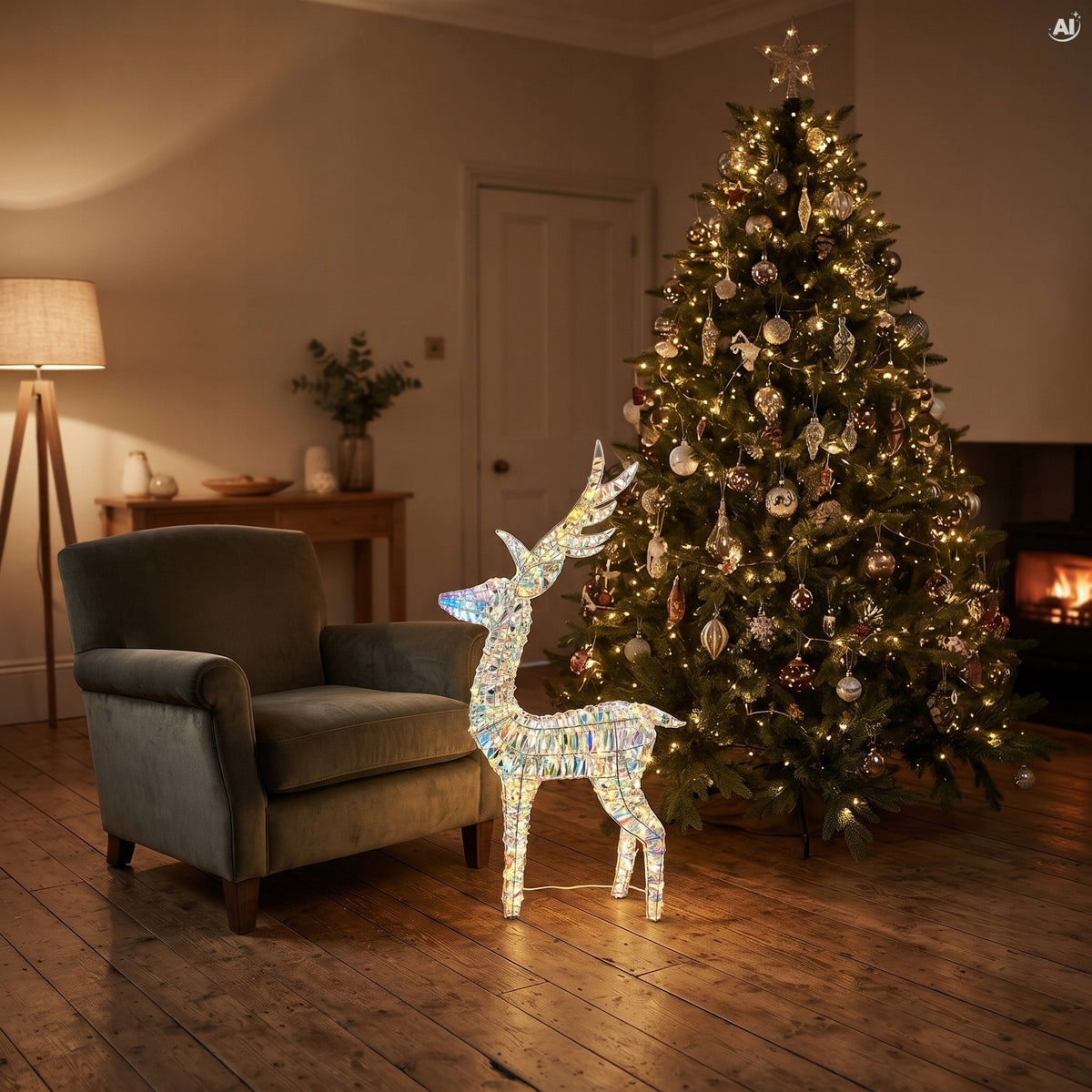 Renifer Świetlny LED 116 cm Stojący