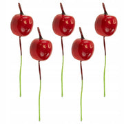 Sztuczne jabłka dekoracyjne 5 szt.