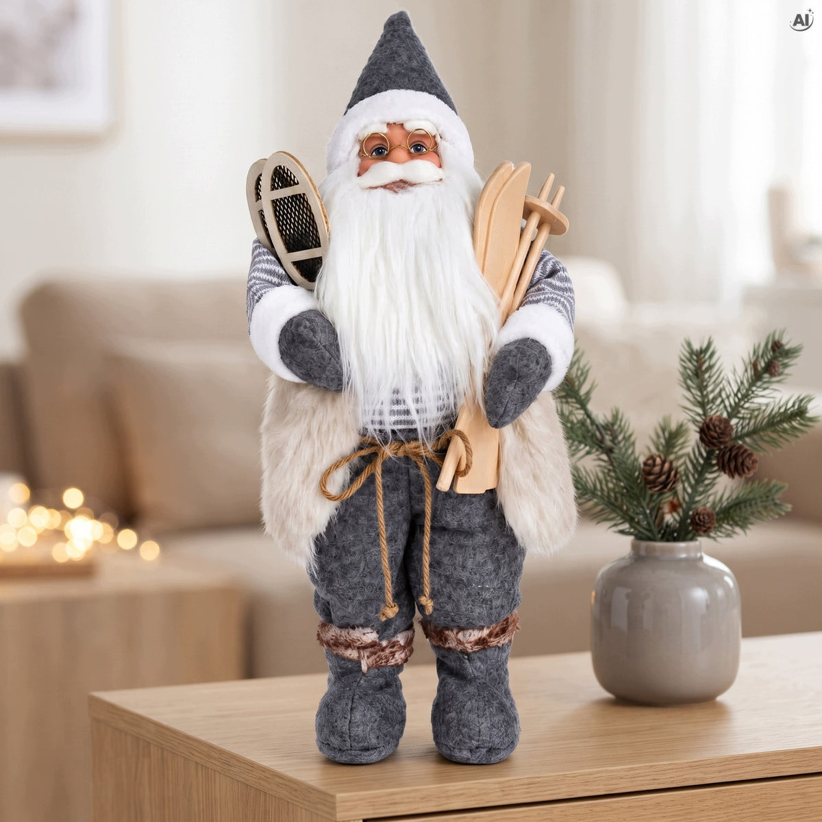 Święty Mikołaj Skandynawski Figurka Stojąca 30 cm