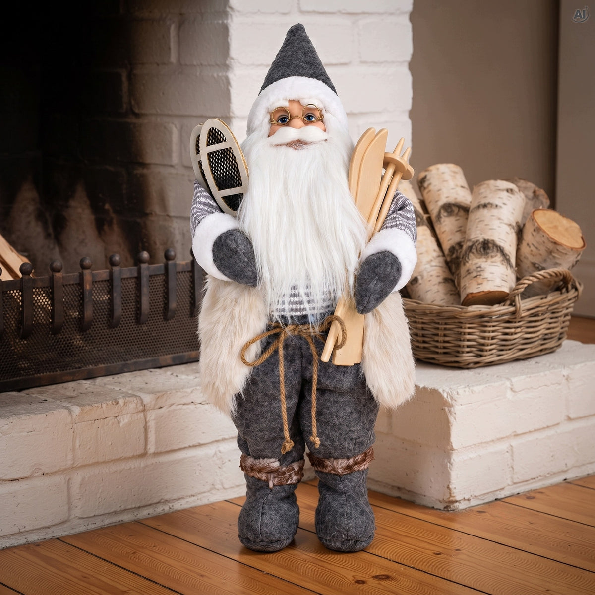 Święty Mikołaj Skandynawski Figurka Stojąca  45 cm
