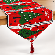 Bieżnik Świąteczny 32x175cm z Motywem Choinki