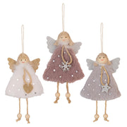 Zestaw Pluszowych Wiszących Aniołków 3szt.