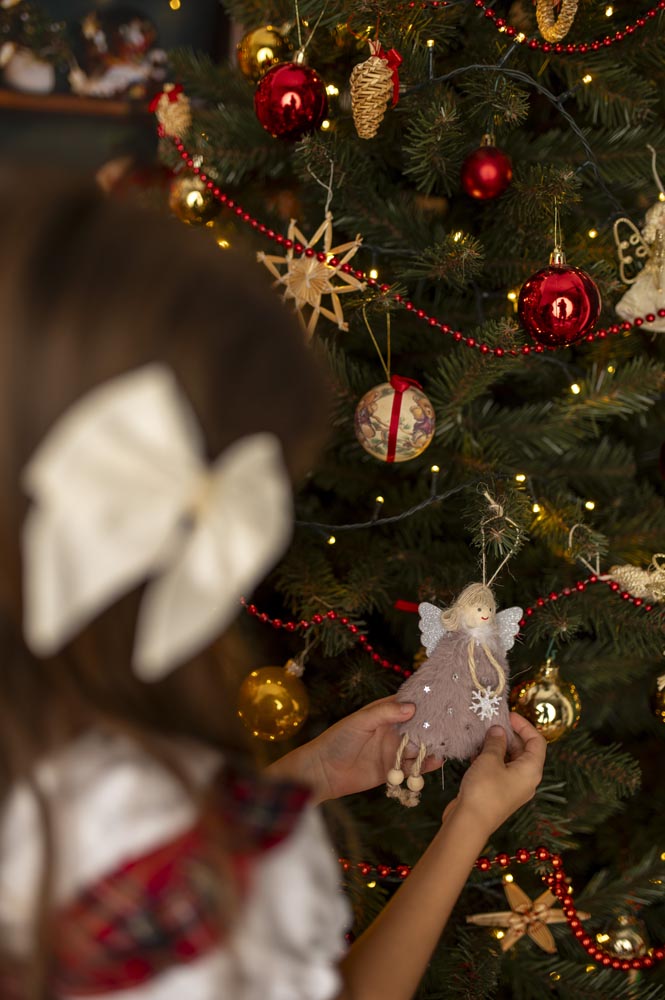 Zestaw Pluszowych Wiszących Aniołków 3szt.