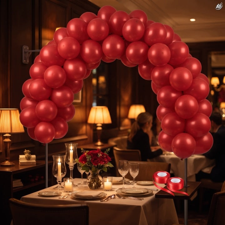 Balony Czerwone Girlanda 110 szt.