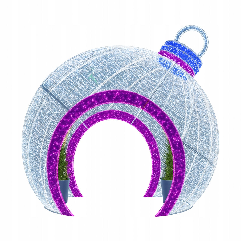 Bombka Świąteczna 4,8x4m Miejska Ozdoba Uliczna