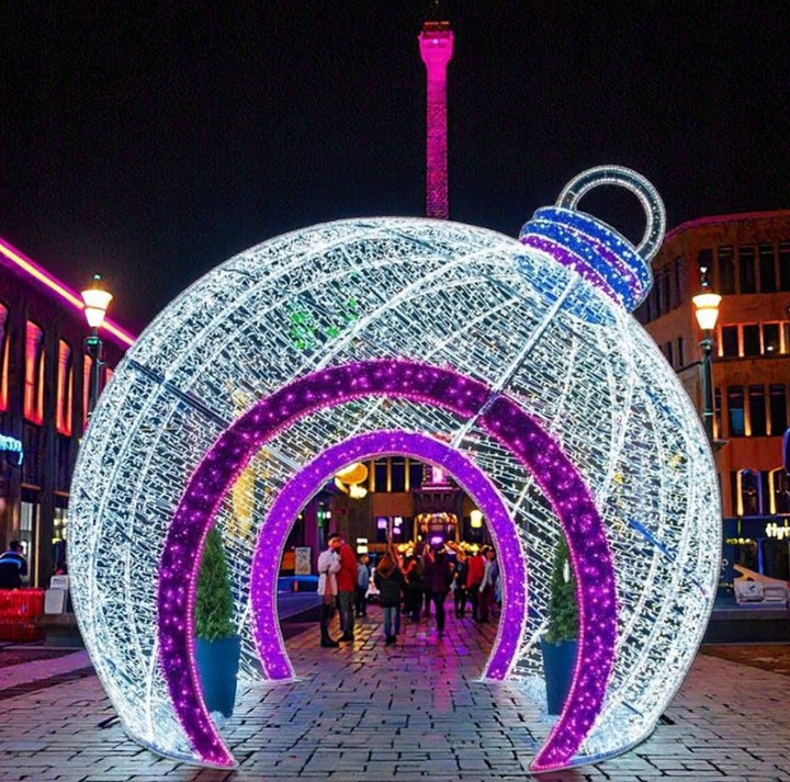 Bombka Świąteczna 4,8x4m Miejska Ozdoba Uliczna