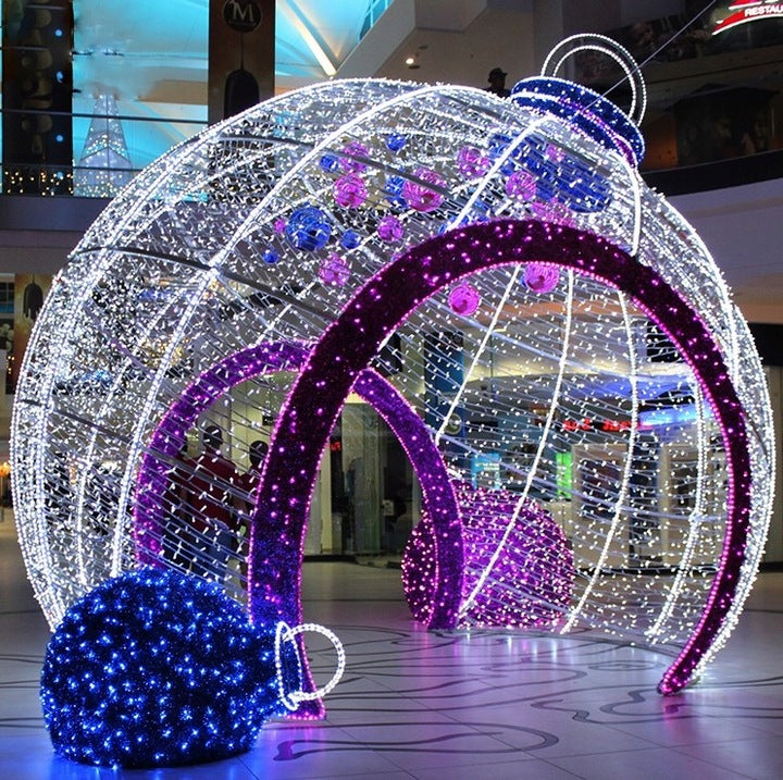 Bombka Świąteczna 4,8x4m Miejska Ozdoba Uliczna