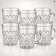 Szklanki z Uchem 240 ml 6 szt.