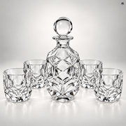 Zestaw do Whisky Karafka 750 ml + 4 Szklanki 250 ml
