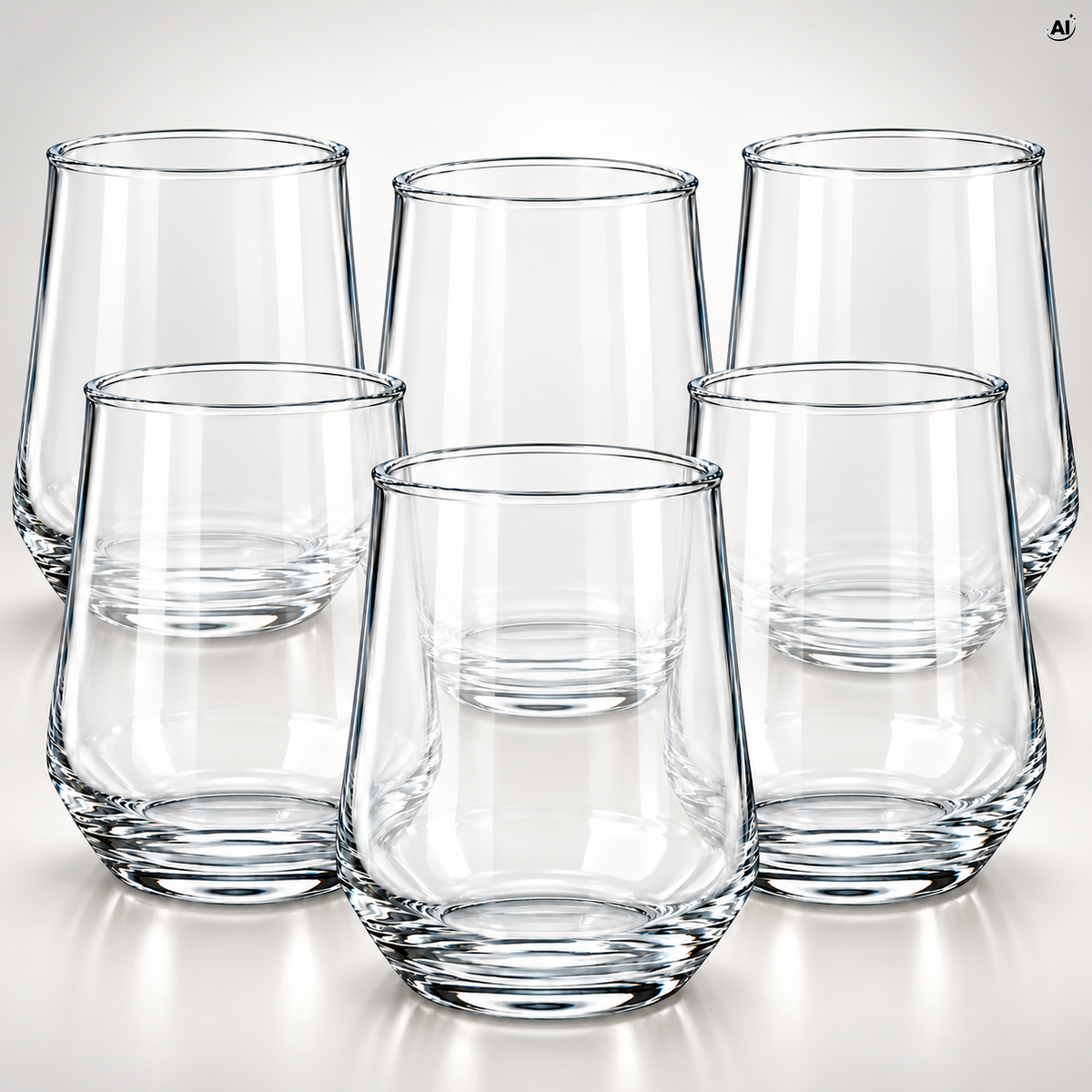 Szklanki do Whisky 390 ml 6 szt.