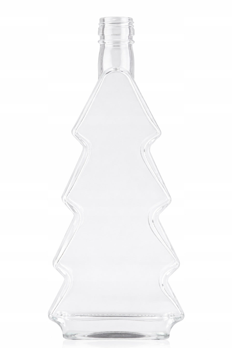 Szklana butelka choinka na nalewki świąteczne, 215 ml