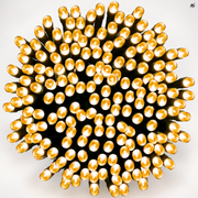 Lampki Choinkowe 500 LED Zew/We W Białe Ciepłe