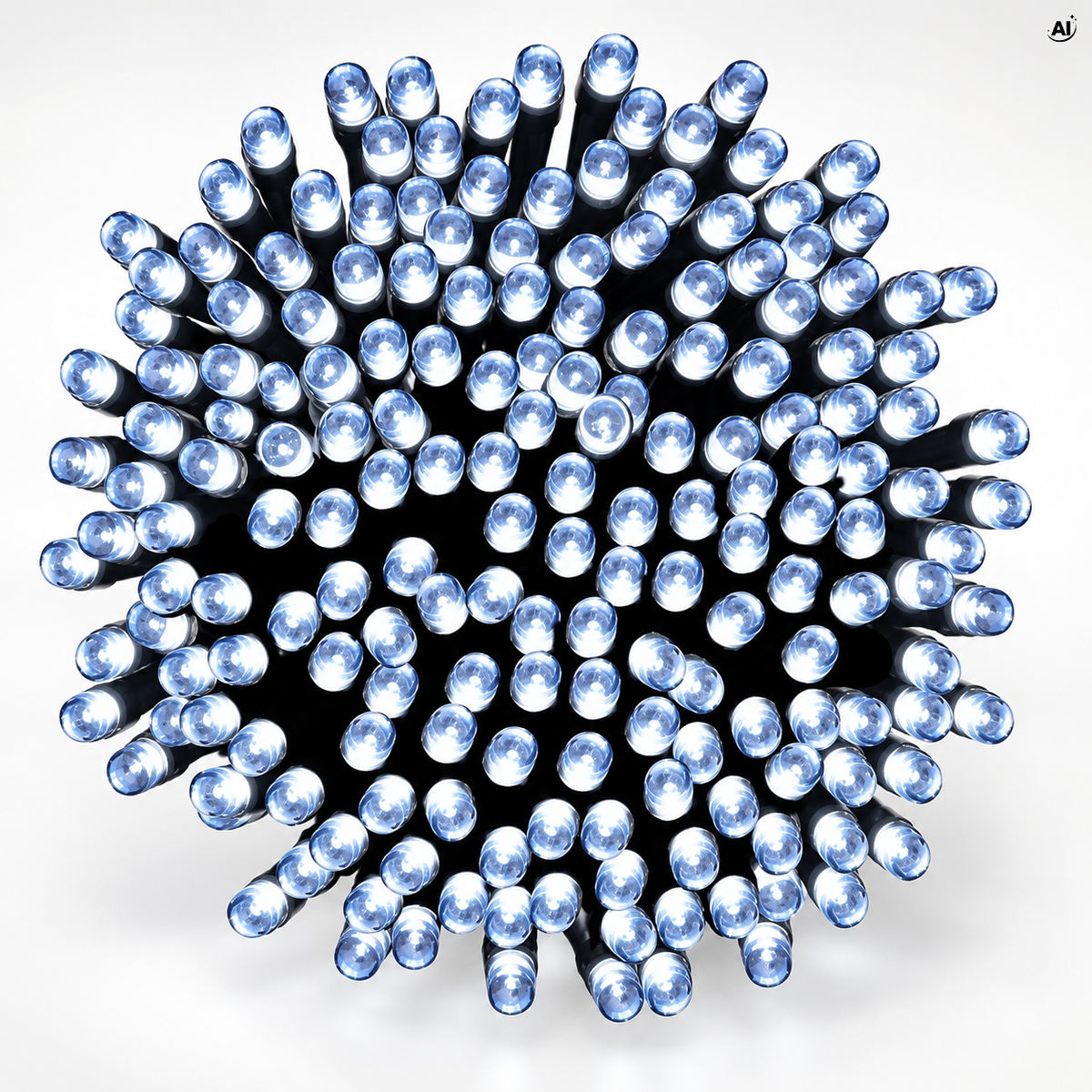 Lampki Choinkowe 500 LED Zew/We W Białe Zimne