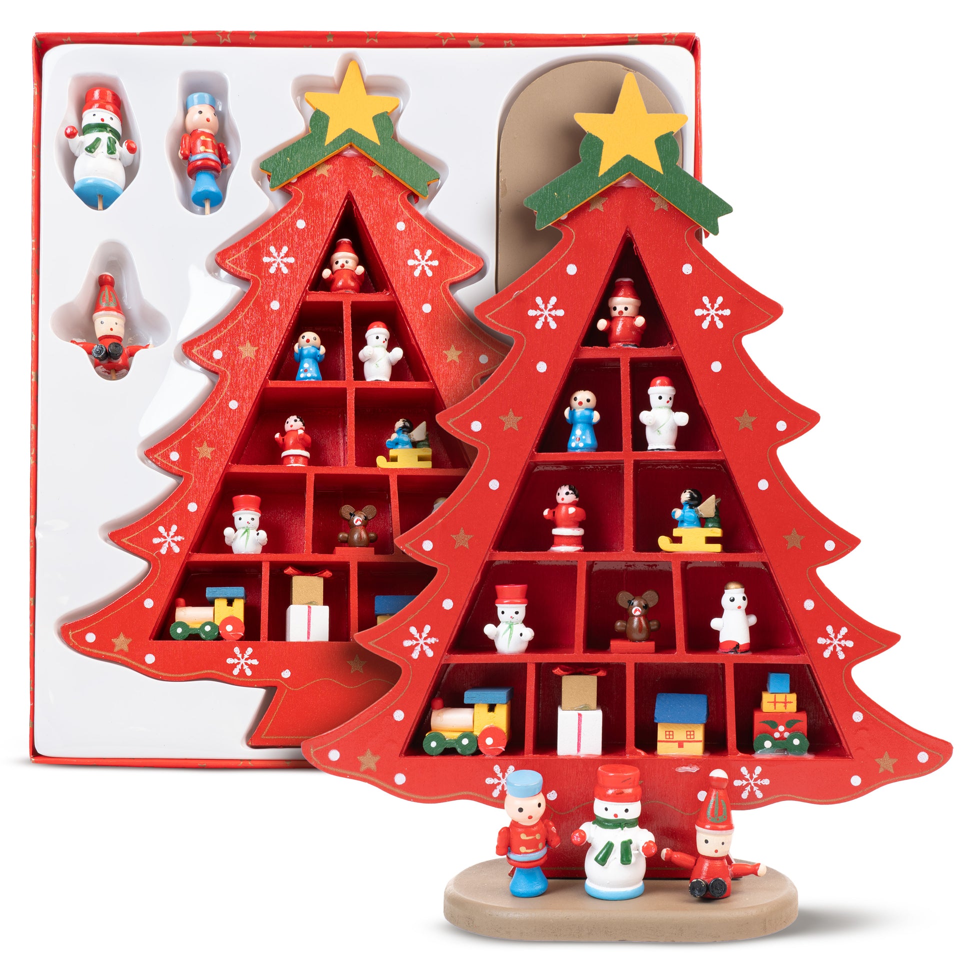 Ozdobna Choinka Drewniana 29cm