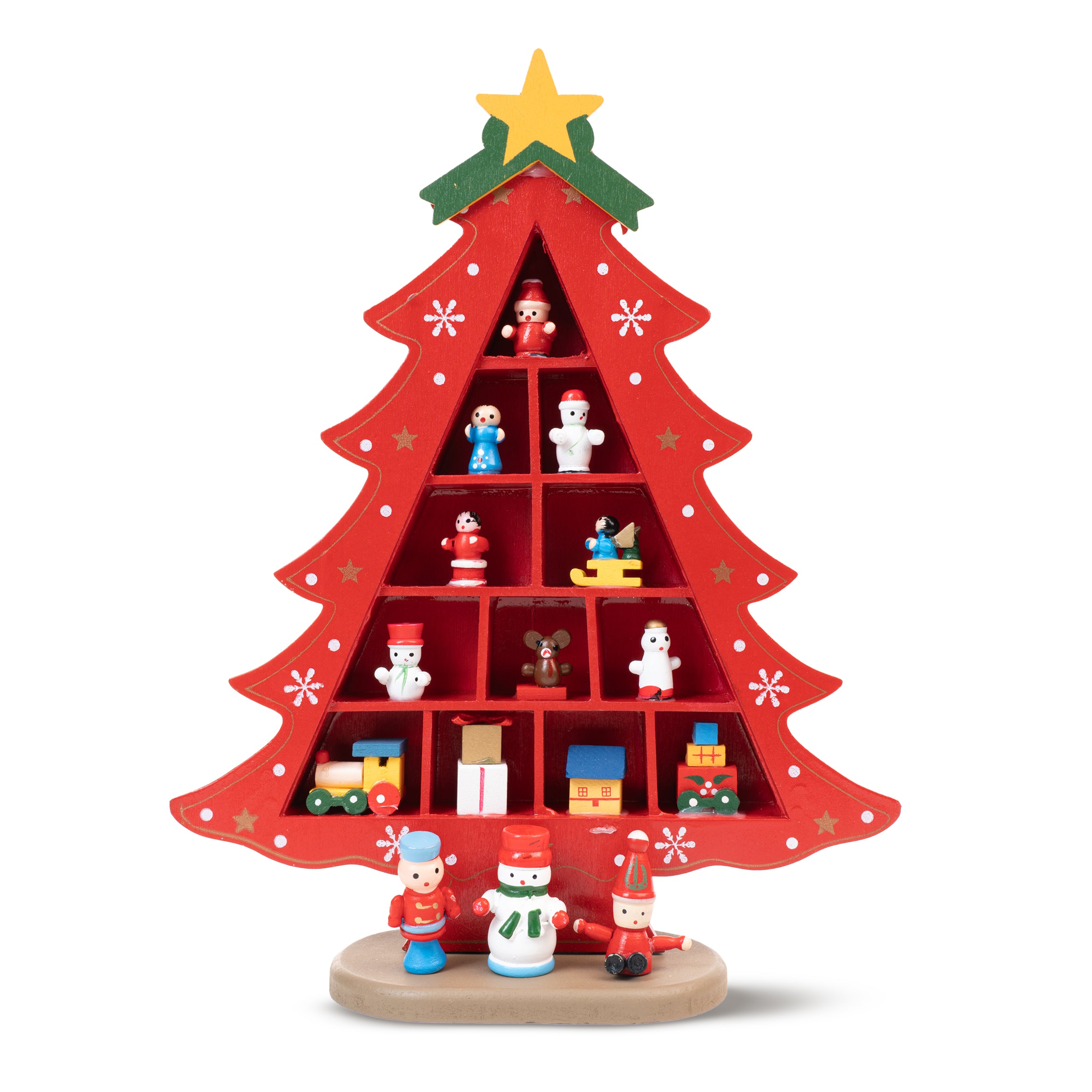 Ozdobna Choinka Drewniana 29cm