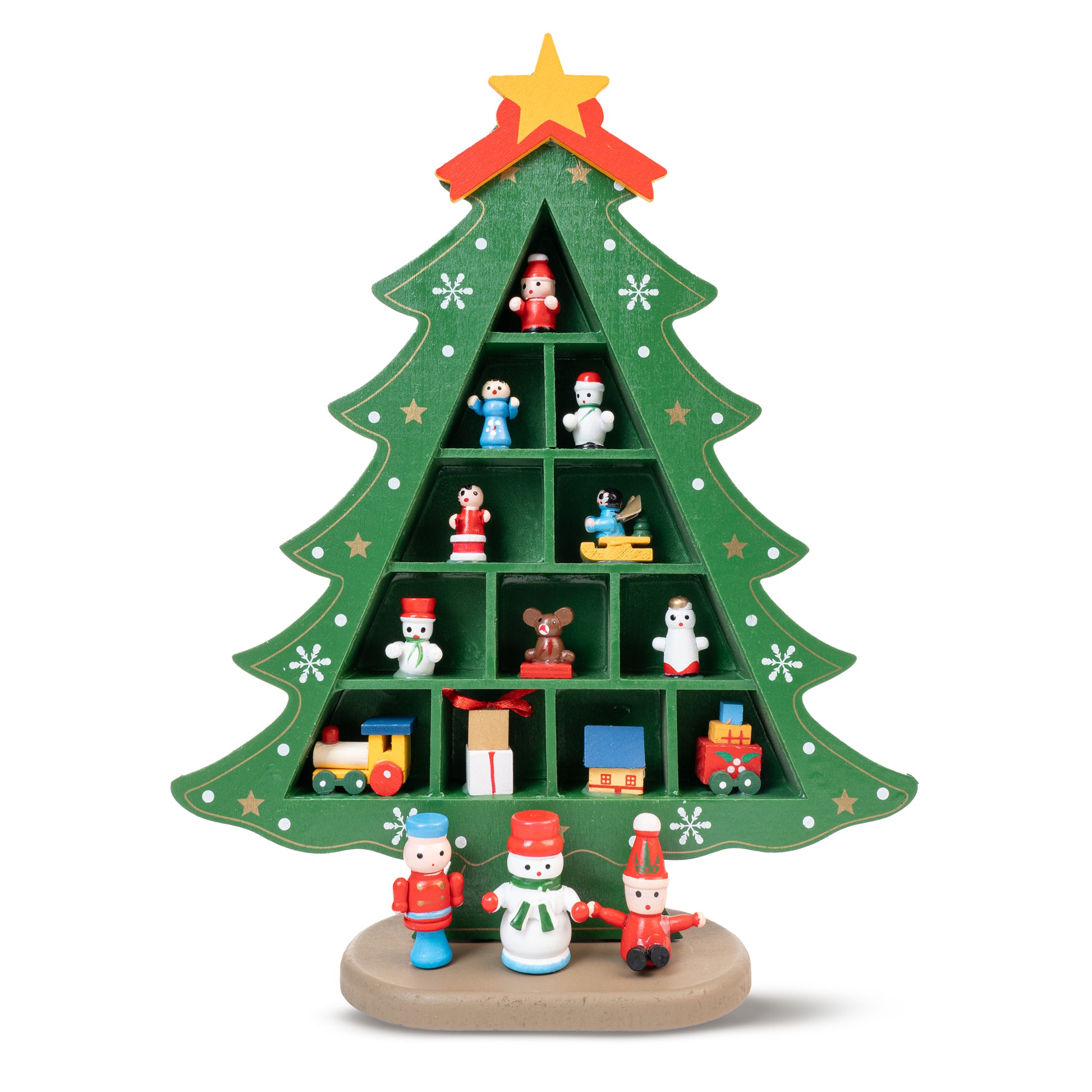 Ozdobna Choinka Drewniana 29cm