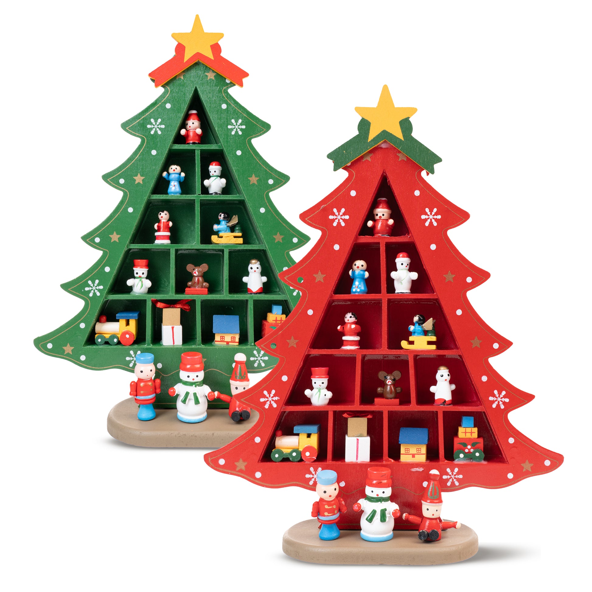 Ozdobna Choinka Drewniana 29cm