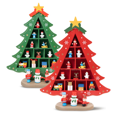 Ozdobna Choinka Drewniana 29cm