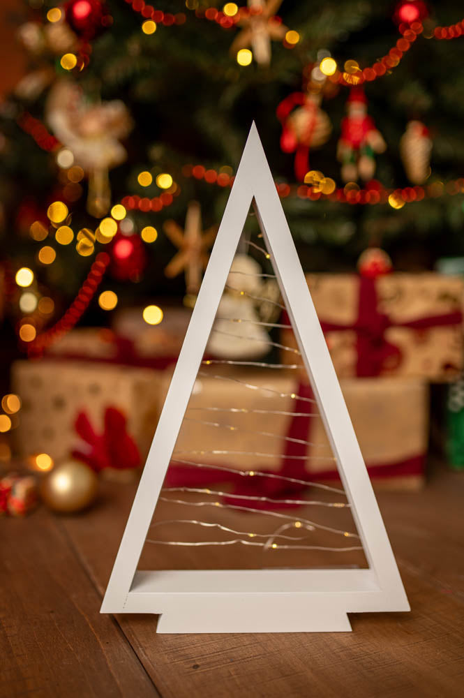 Drewniana Choinka LED