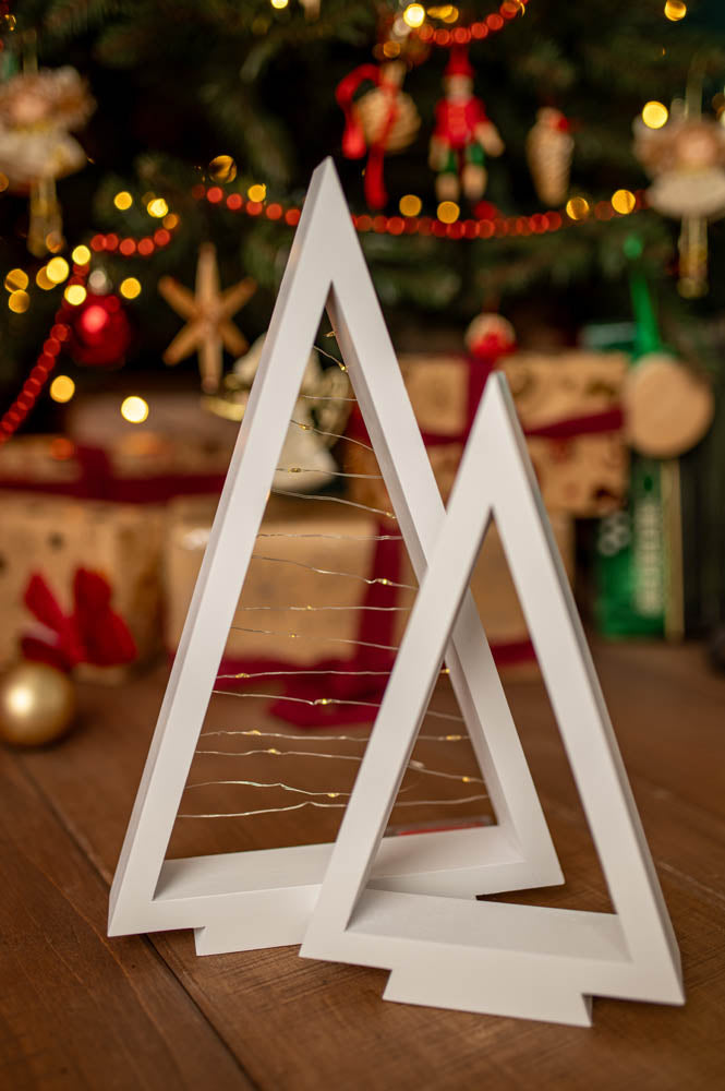 Drewniana Choinka LED