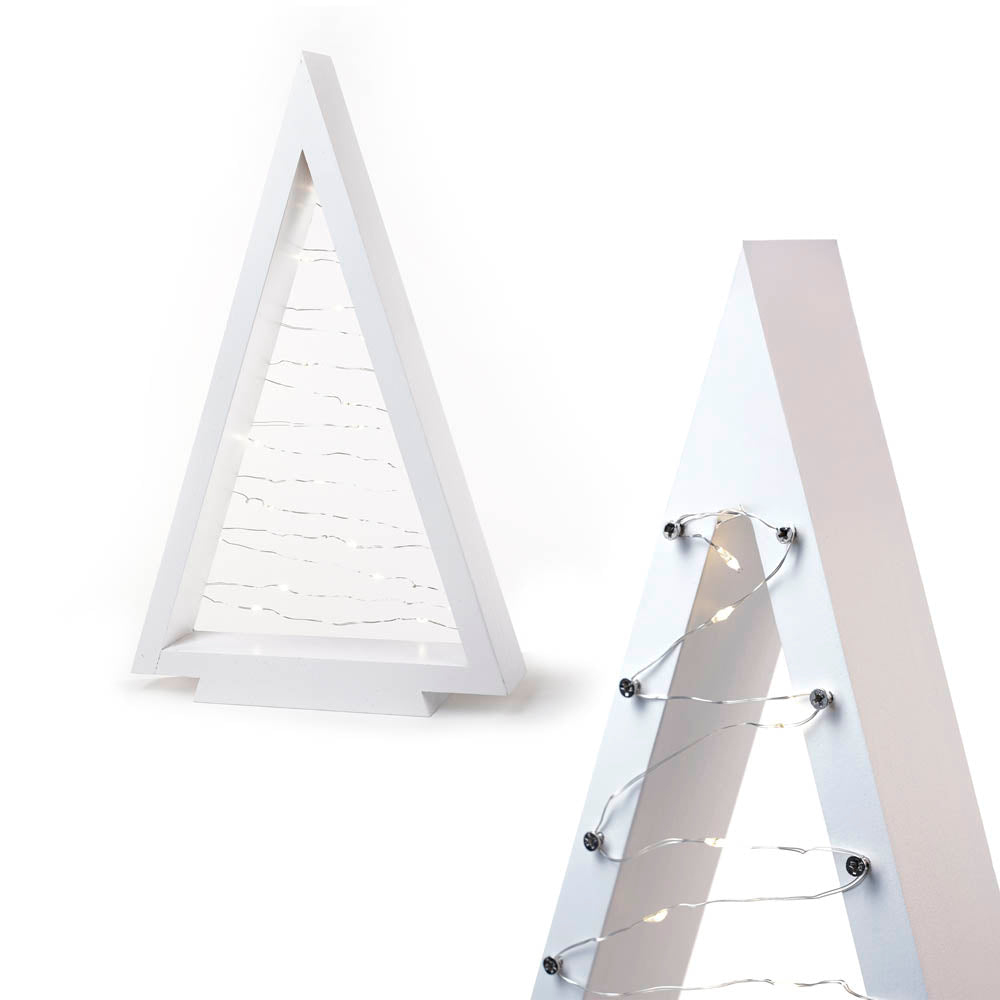 Drewniana Choinka LED