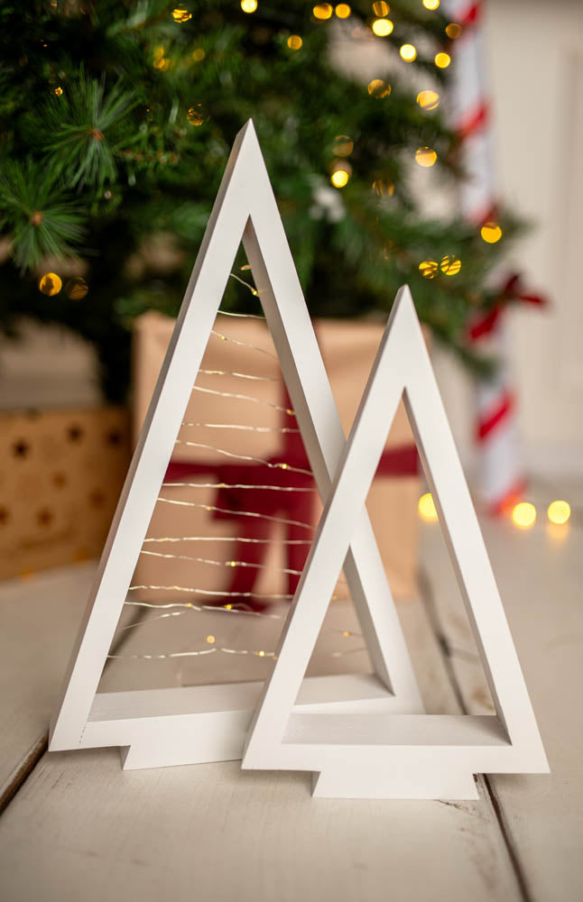 Drewniana Choinka LED