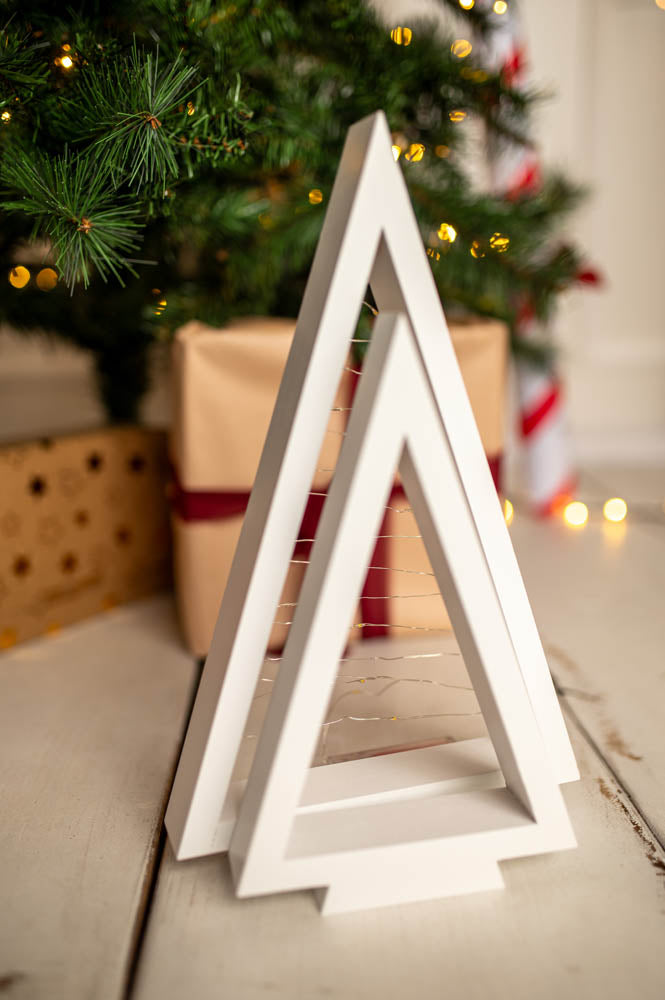 Drewniana Choinka LED