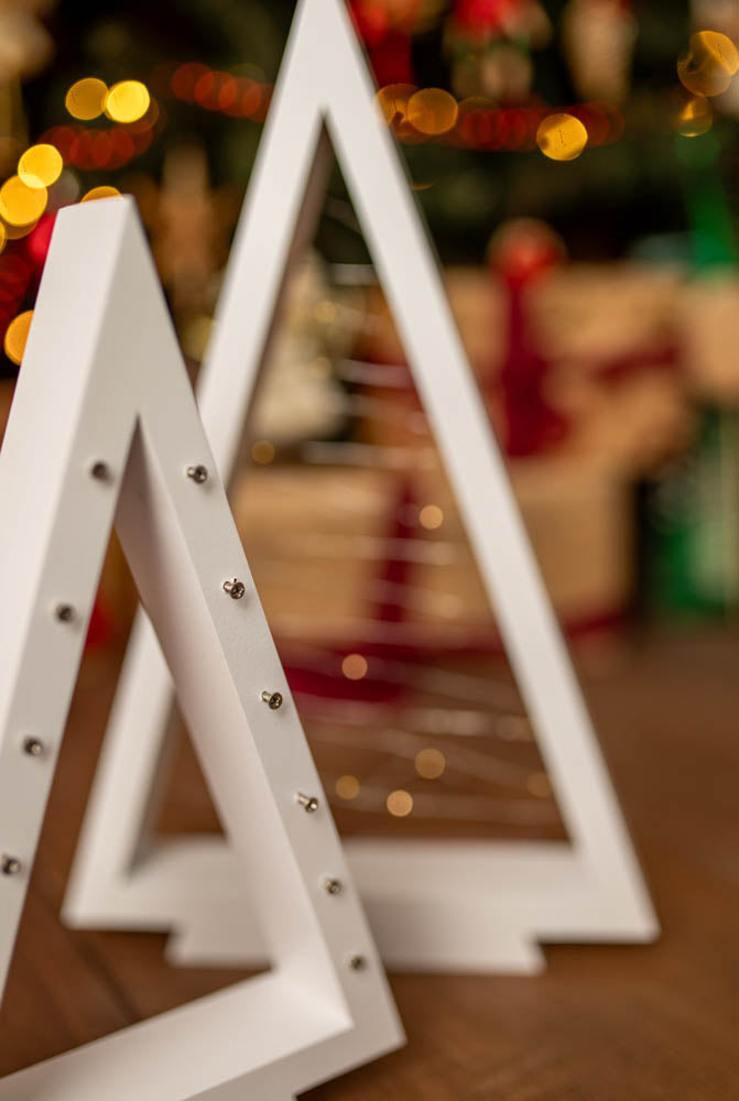 Drewniana Choinka LED