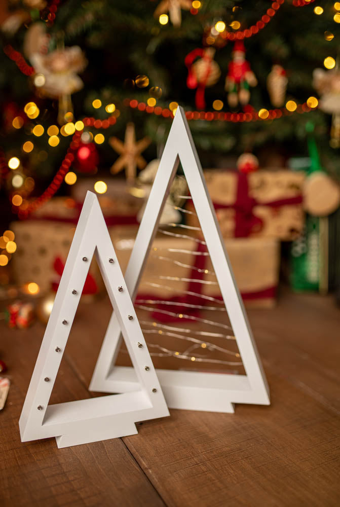 Drewniana Choinka LED